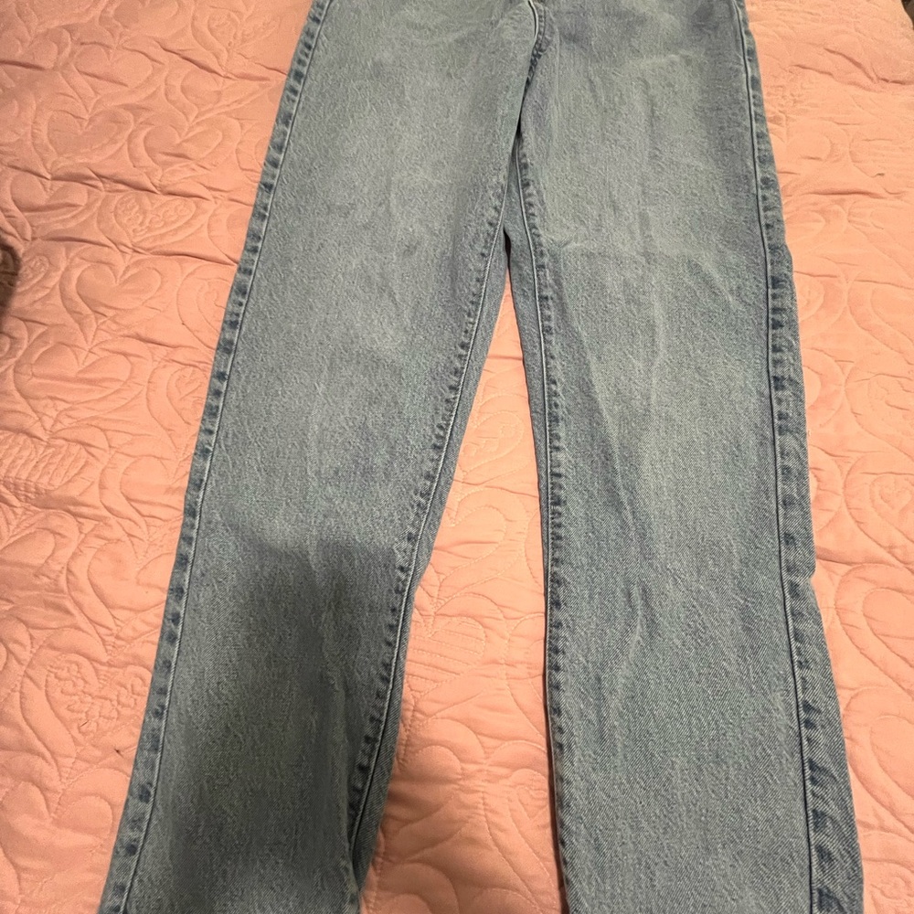 Cotton On Light Blue Straight Leg Jeans